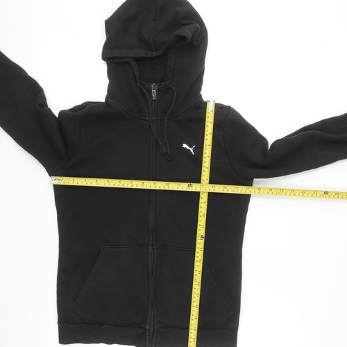 Puma Men's Black Full Zip Hoodie Size S Sportswear Fleece