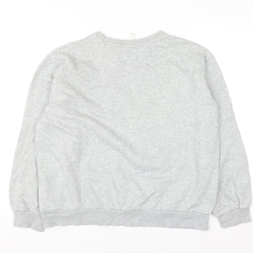 H&M Disney Women Grey Mickey Mouse Sweatshirt Size M