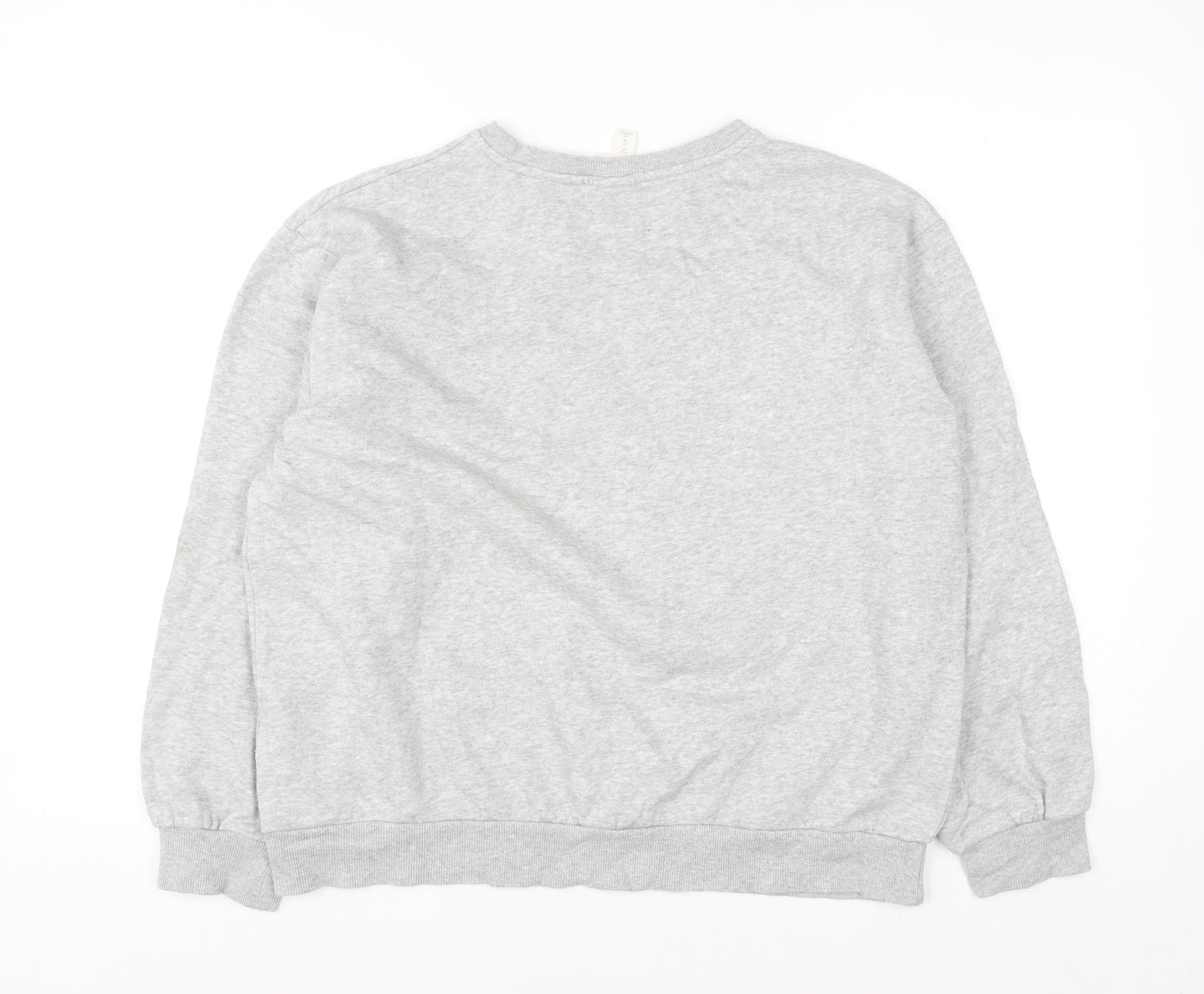 H&M Disney Women Grey Mickey Mouse Sweatshirt Size M