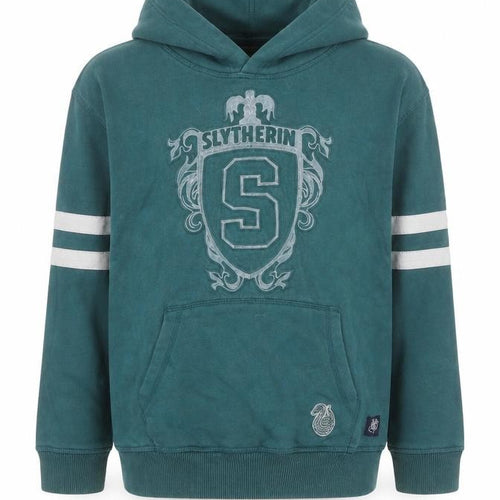 Marks and Spencer Boys Green Harry Potter Slytherin Pullover Hoodie 9-10 Years