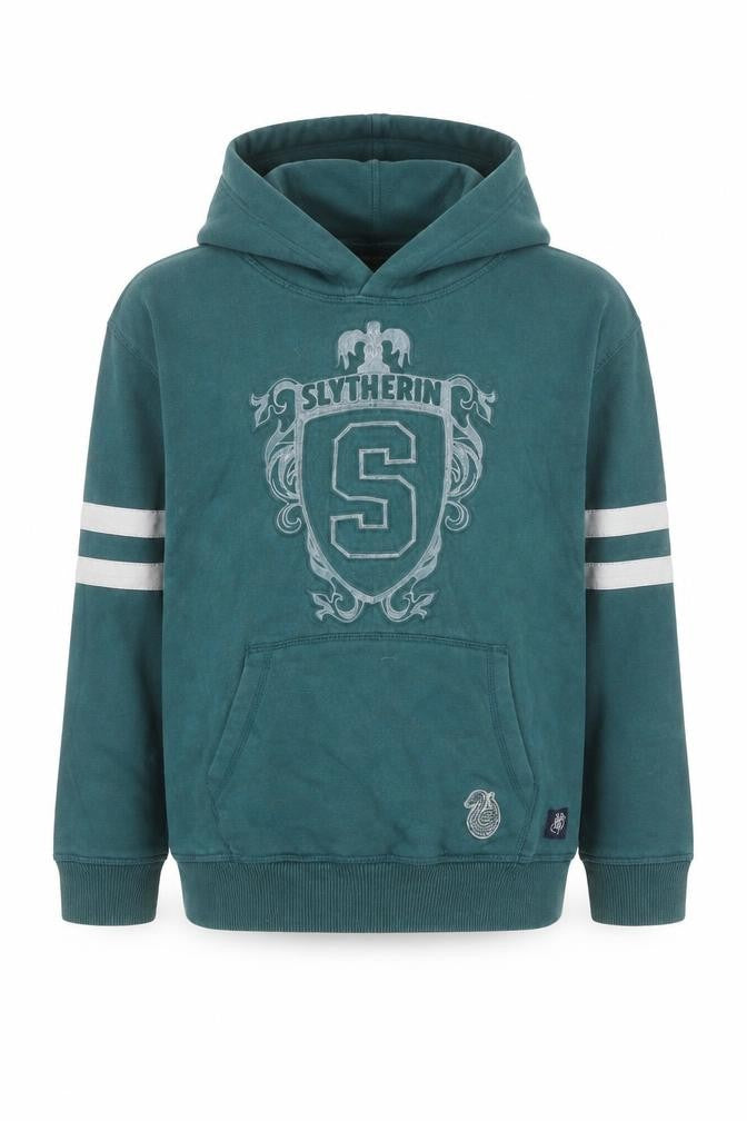 Marks and Spencer Boys Green Harry Potter Slytherin Pullover Hoodie 9-10 Years