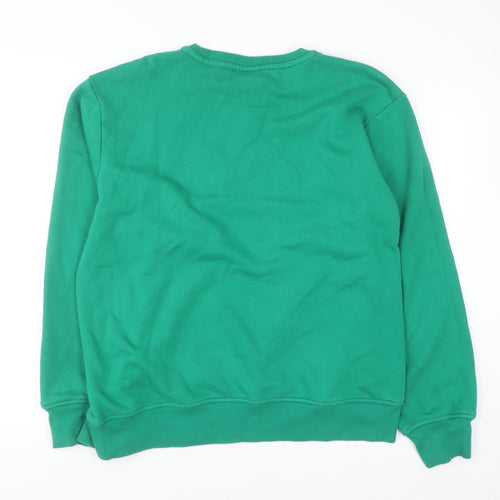 NICCE Men's Green XL Pullover Sweatshirt Crew Neck Logo Fleece