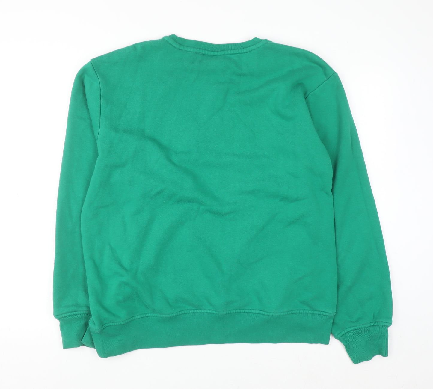 NICCE Men's Green XL Pullover Sweatshirt Crew Neck Logo Fleece