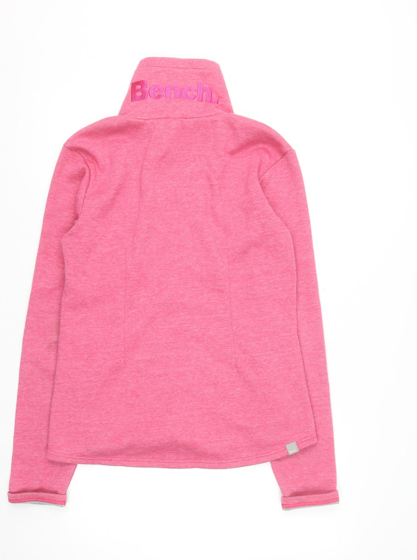 Bench Women Pink Full Zip Fleece Sweatshirt XL