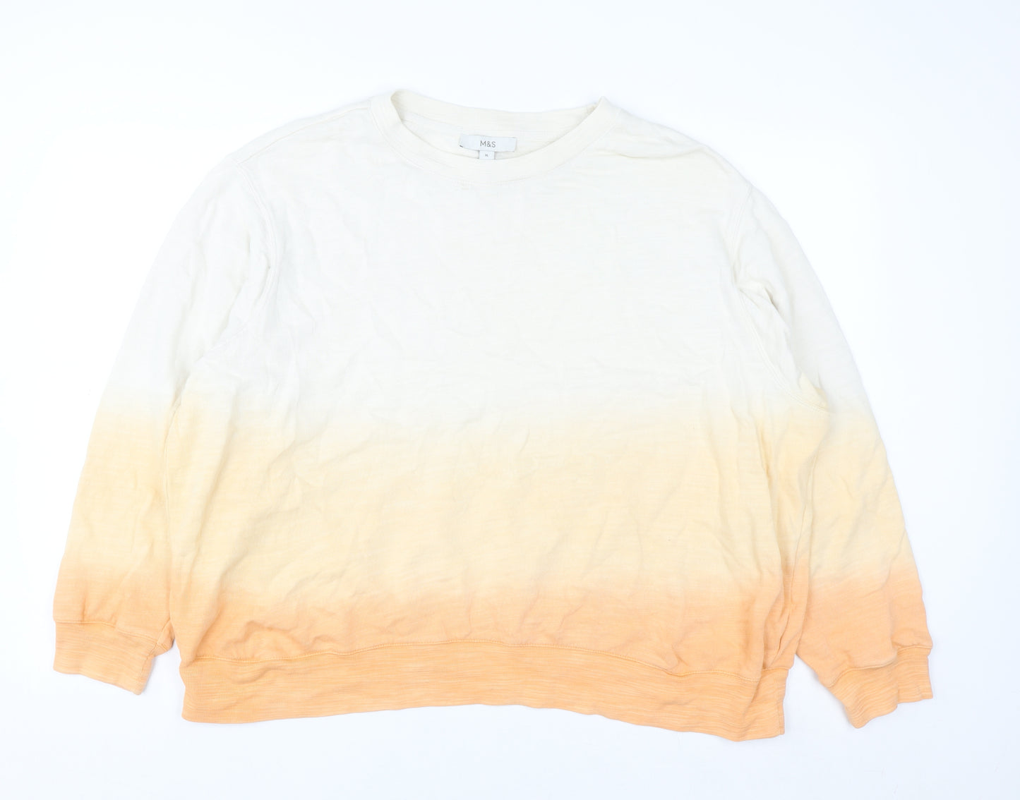 Marks and Spencer Womens Orange Mix XL Pullover Sweatshirt