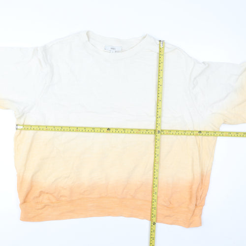 Marks and Spencer Womens Orange Mix XL Pullover Sweatshirt