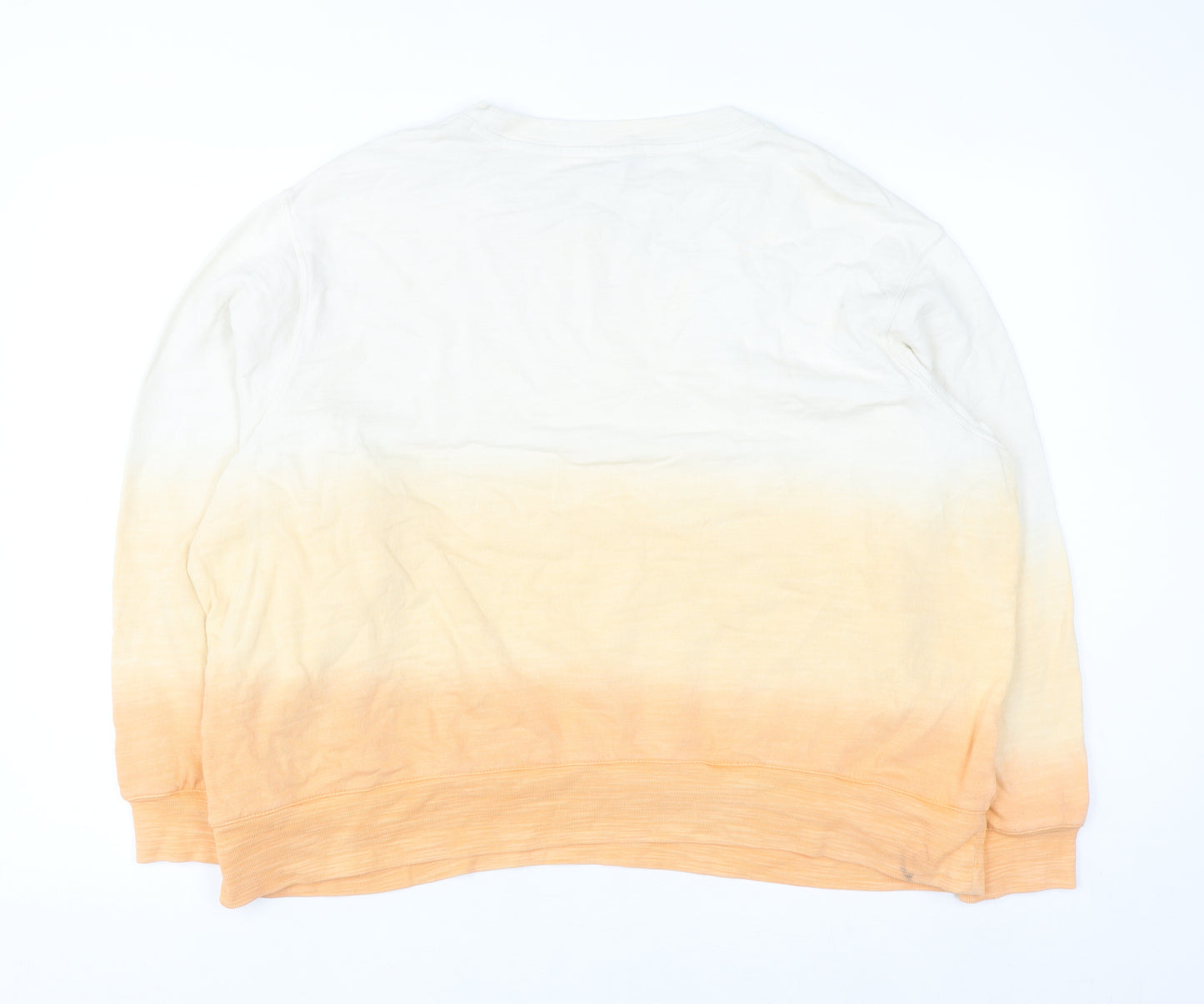Marks and Spencer Womens Orange Mix XL Pullover Sweatshirt
