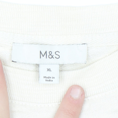 Marks and Spencer Womens Orange Mix XL Pullover Sweatshirt