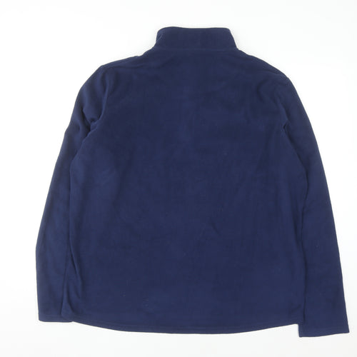 Crane Men's Blue XL Fleece 1/4 Zip Pullover Sweatshirt