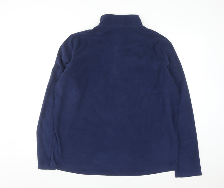Crane Men's Blue XL Fleece 1/4 Zip Pullover Sweatshirt