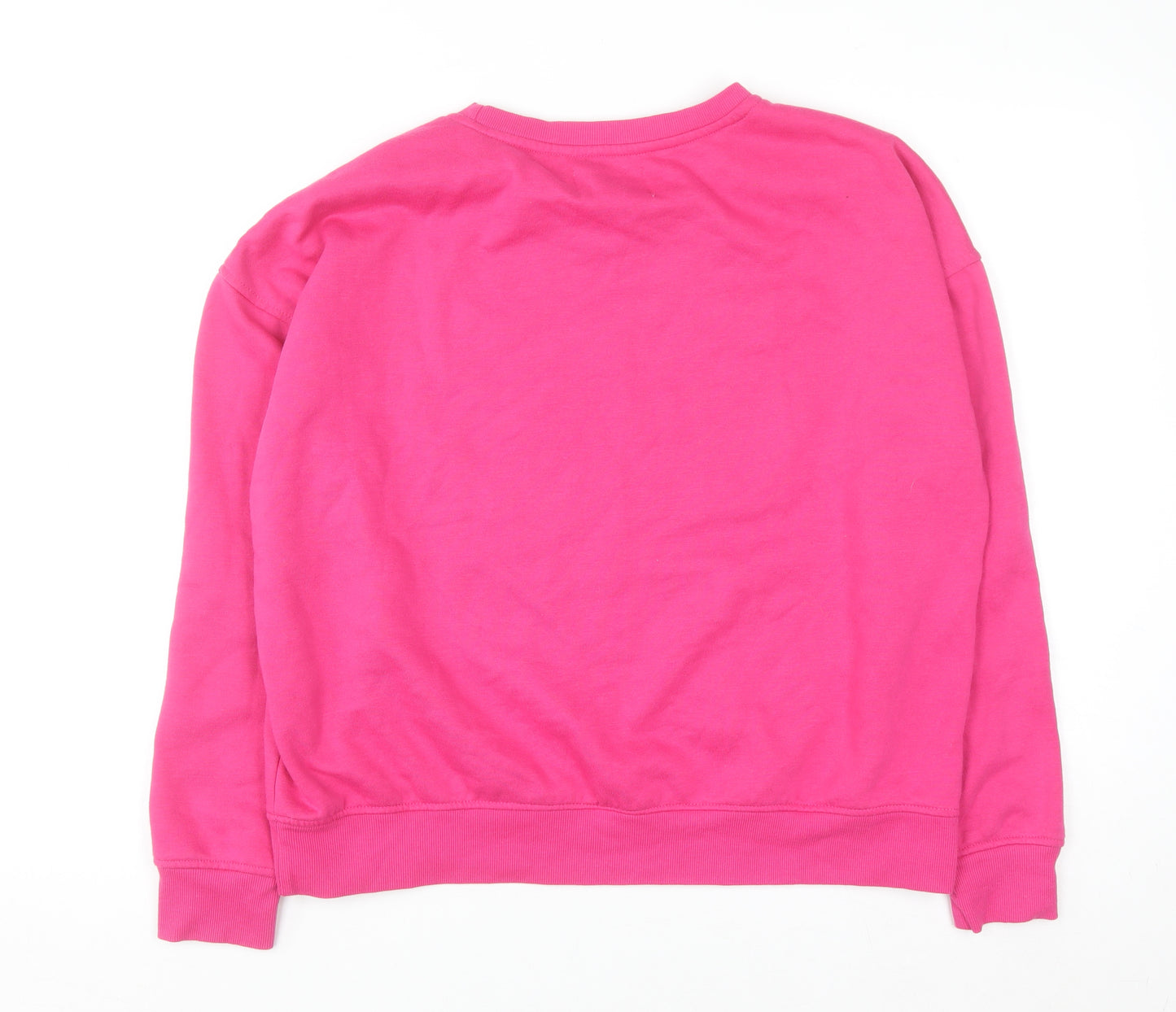 Emily in Paris Women's Pink Crew Neck Pullover Sweatshirt M