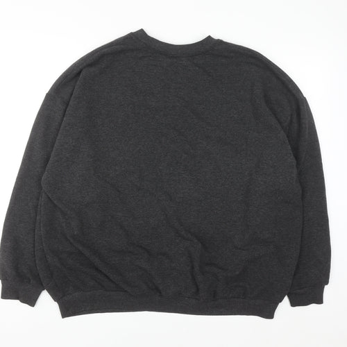 Disney Classics George Women’s Black Bambi Graphic Sweatshirt Size M 12-14