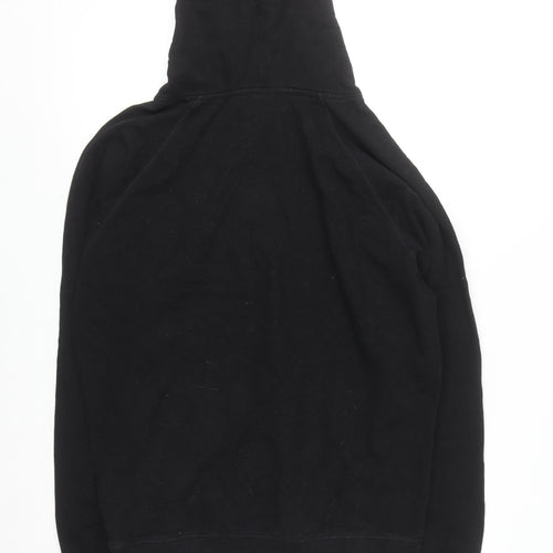 Parallel Men's Black Large Pullover Hoodie Fleece Cotton Blend