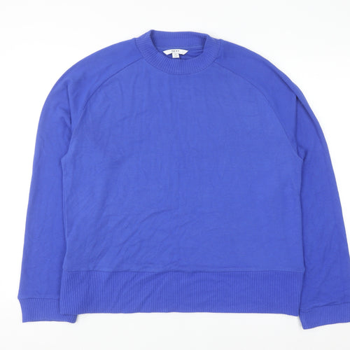 Next Men's Blue Crew Neck Knit Pullover Jumper Size M