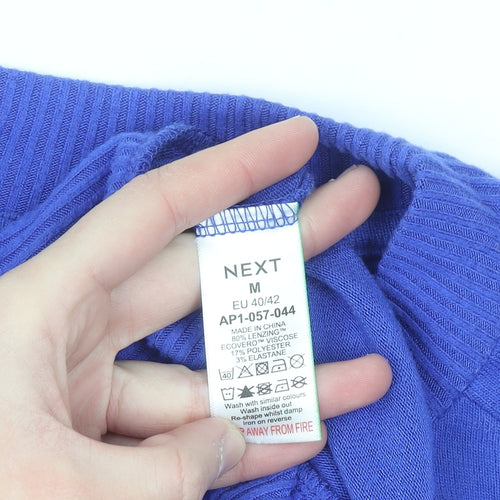 Next Men's Blue Crew Neck Knit Pullover Jumper Size M