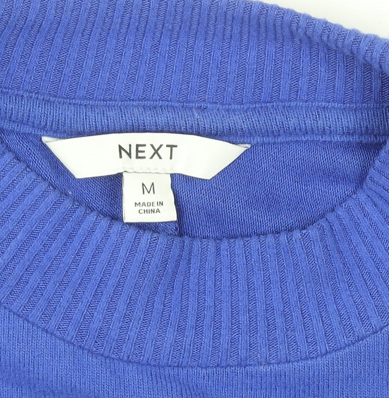 Next Men's Blue Crew Neck Knit Pullover Jumper Size M
