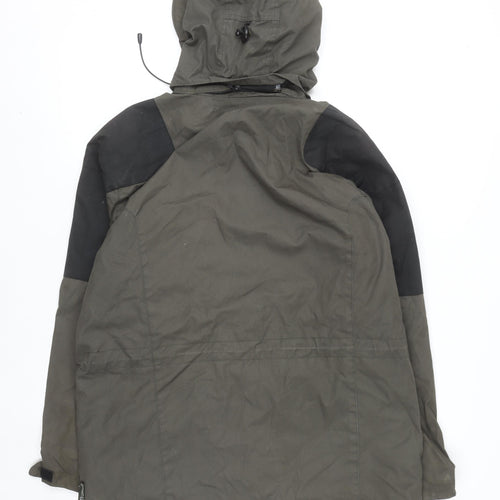 Pinewood Men's Green Hooded Outdoor Parka Jacket M