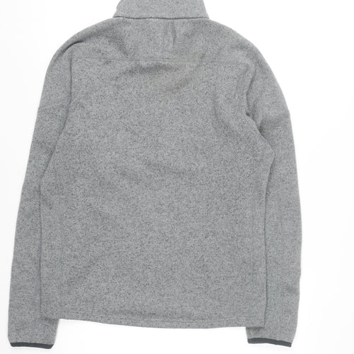 Peter Storm Men's Grey 1/4 Zip Fleece Sweatshirt M Outdoor Pullover