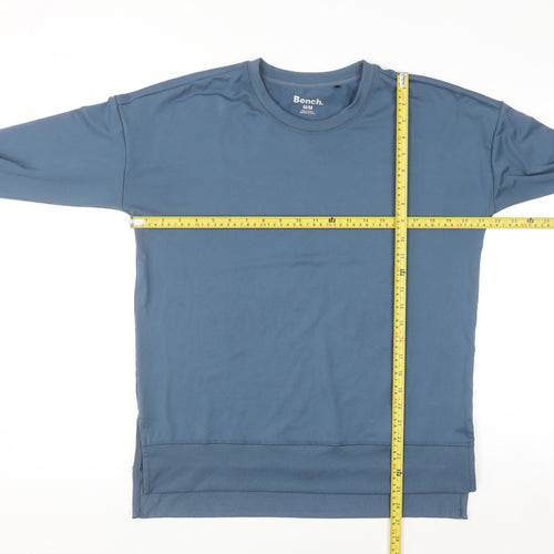 Bench Men's Blue Crew Neck Pullover Sweatshirt M Regular Fit