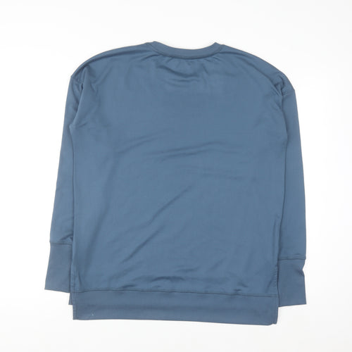 Bench Men's Blue Crew Neck Pullover Sweatshirt M Regular Fit