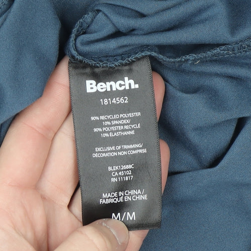 Bench Men's Blue Crew Neck Pullover Sweatshirt M Regular Fit