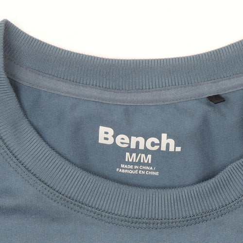 Bench Men's Blue Crew Neck Pullover Sweatshirt M Regular Fit
