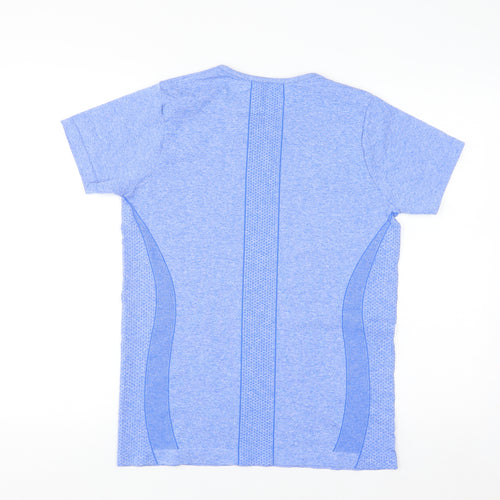 Dunnes Stores Women Blue Short Sleeve Active T-Shirt Size M
