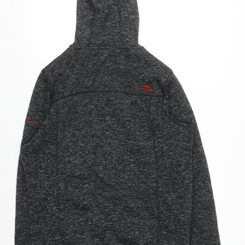 Trespass Men's Grey Full Zip Hooded Fleece Jacket L Outdoor
