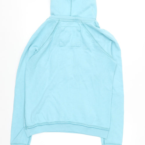 Abercrombie & Fitch Women Blue Pullover Hoodie XL Cotton Blend