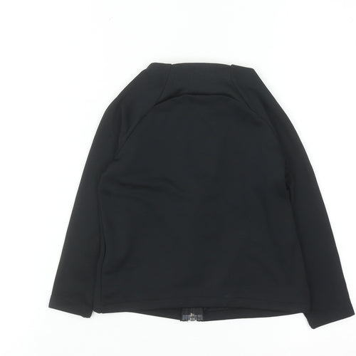 Nike Boys Black XS Full Zip Dri-FIT Sports Sweatshirt Jacket