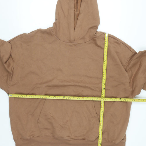 Marks and Spencer Men's Brown XL Pullover Hoodie Fleece