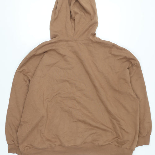 Marks and Spencer Men's Brown XL Pullover Hoodie Fleece