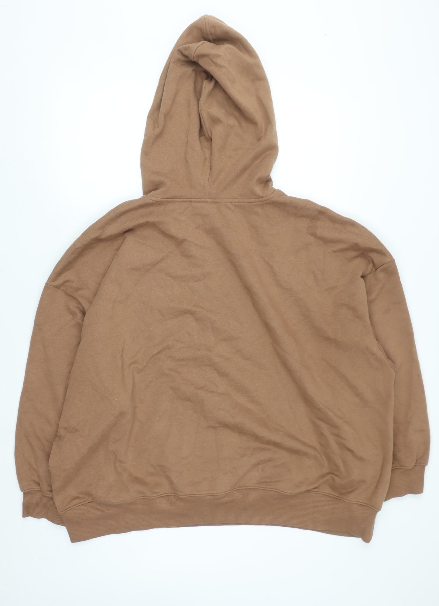 Marks and Spencer Men's Brown XL Pullover Hoodie Fleece