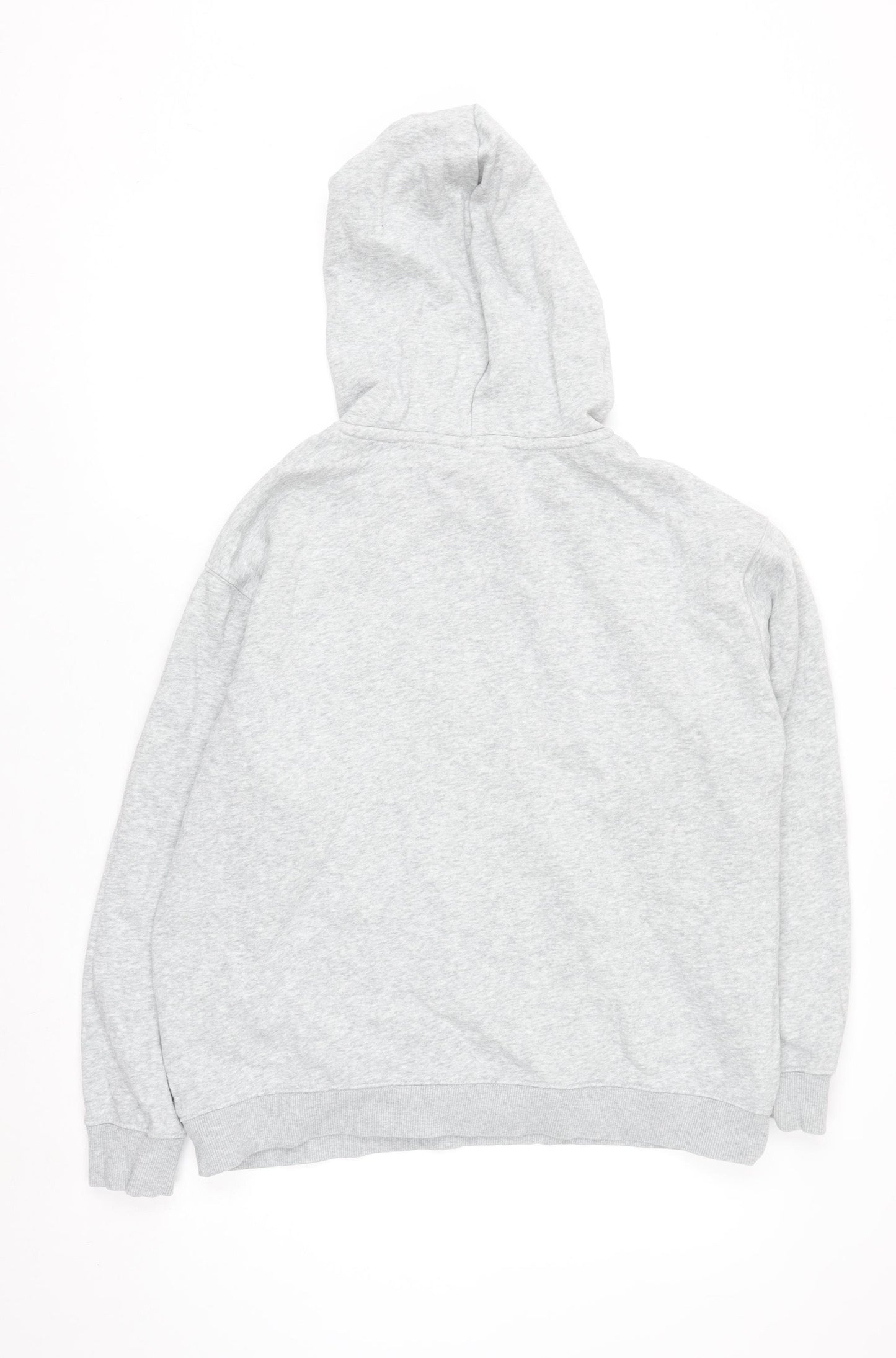 H&M Women Grey Harvard Pullover Hoodie Small Cotton Blend