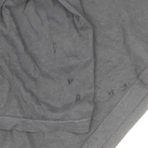 Charles Wilson Men's Black Long Sleeve Regular Fit Cotton Top Size L