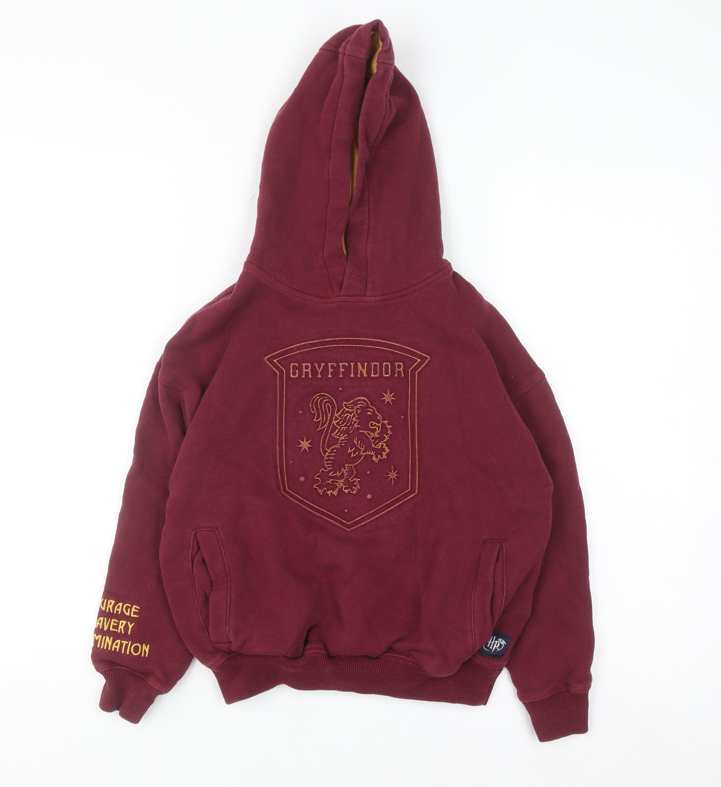 Marks and Spencer Boys Burgundy Gryffindor Pullover Hoodie 8-9 Years