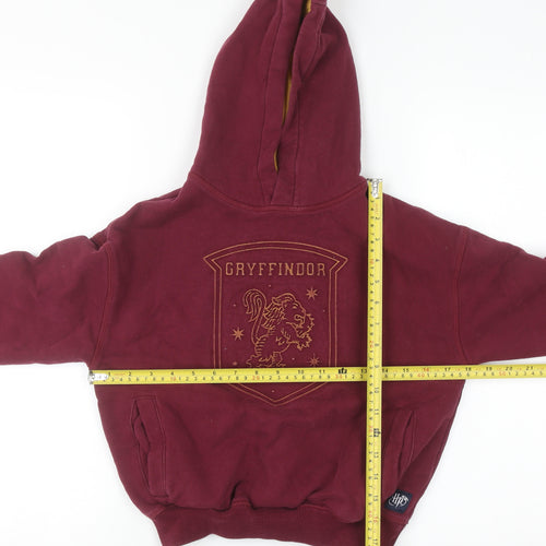 Marks and Spencer Boys Burgundy Gryffindor Pullover Hoodie 8-9 Years