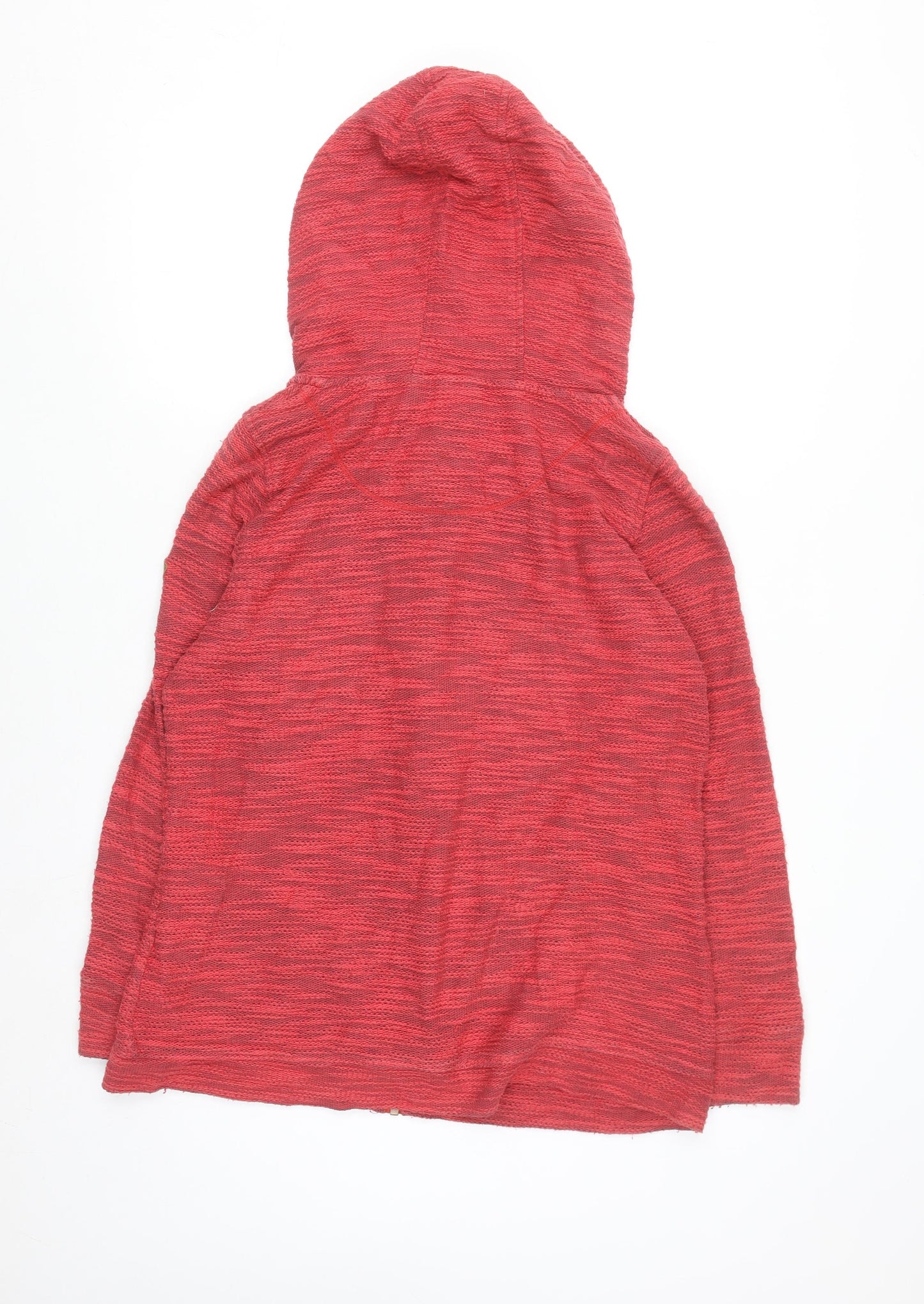 Regatta Great Outdoors Womens Red Full Zip Hooded Sweatshirt Size 12