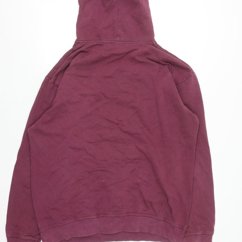Premium Men Red 2XL Pullover Hoodie Graphic Print Fleece