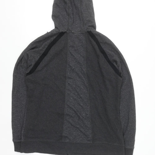 Gymshark Men's Grey Full Zip Hoodie Size L Regular Fit