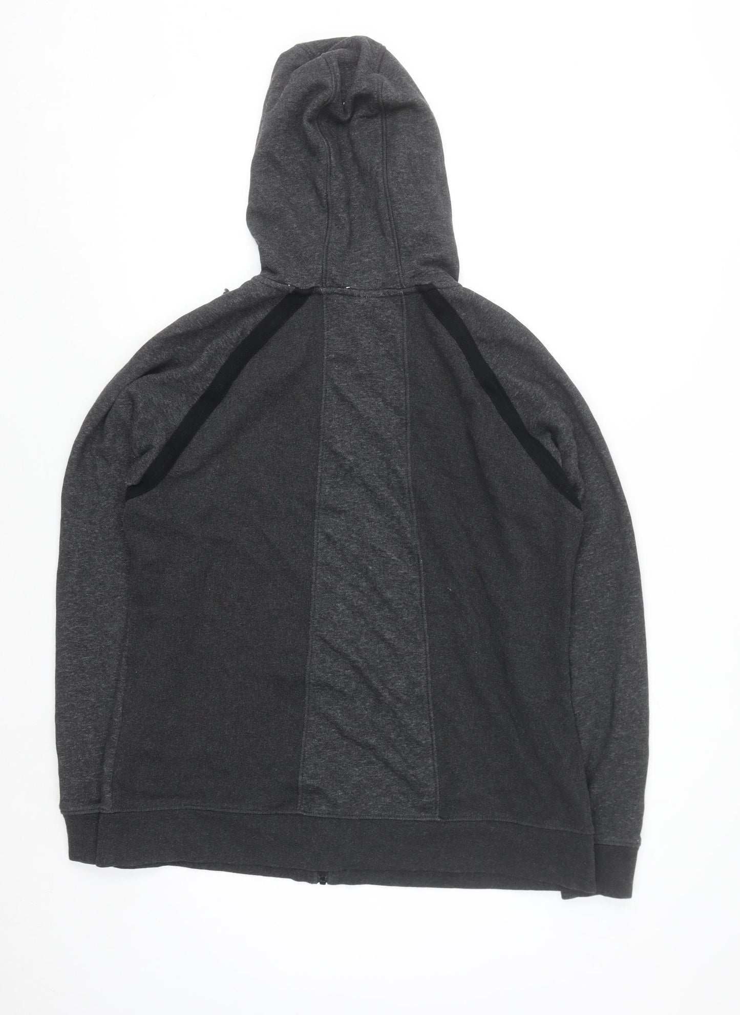 Gymshark Men's Grey Full Zip Hoodie Size L Regular Fit