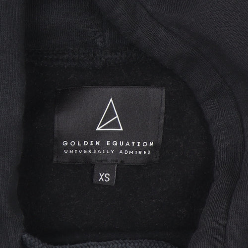 Golden Equation Men's Black XS Pullover Hoodie with Logo