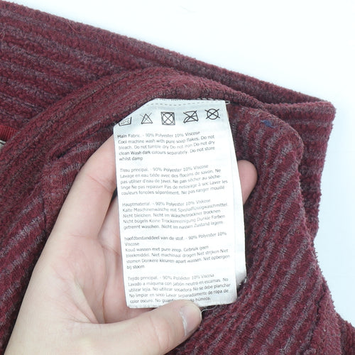 Regatta Women's Burgundy 1/2 Zip Fleece Pullover UK 10