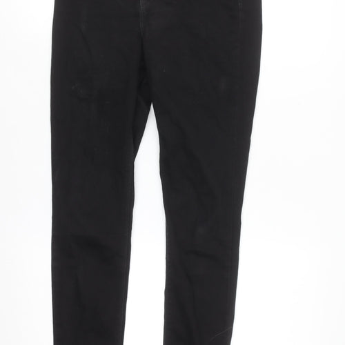River Island Womens Black Skinny Jeans Size 10 Slim Fit Stretch