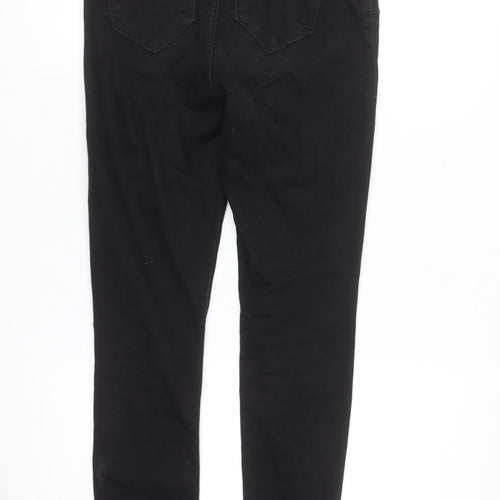 River Island Womens Black Skinny Jeans Size 10 Slim Fit Stretch