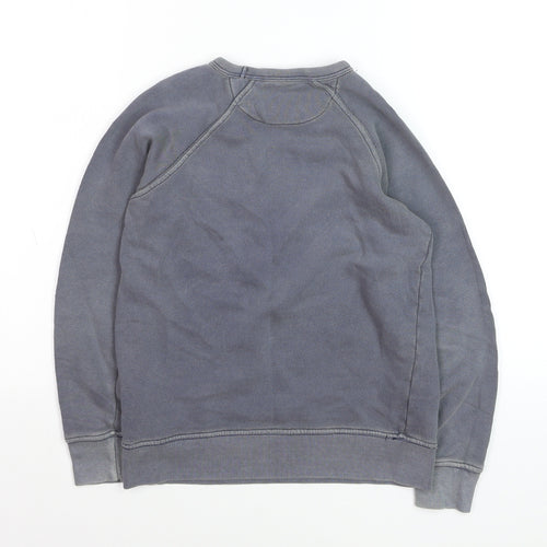 Jack & Jones Boys Grey Pullover Graphic Print Cotton Jumper 10 Years