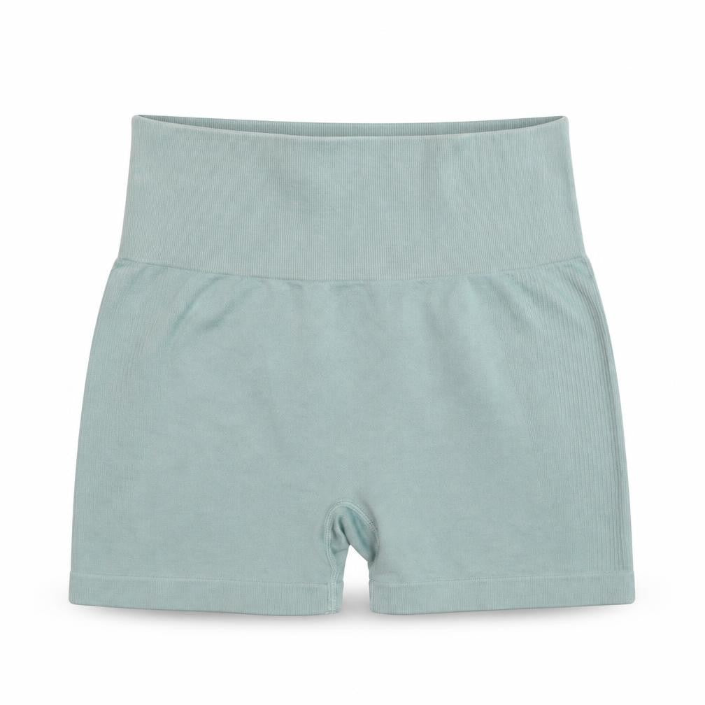 Front view of WorkOut Women’s Green Seamless Athletic Skort M Stretch Fit