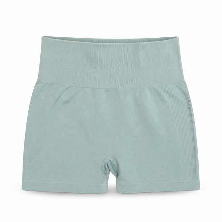 Front view of WorkOut Women’s Green Seamless Athletic Skort M Stretch Fit