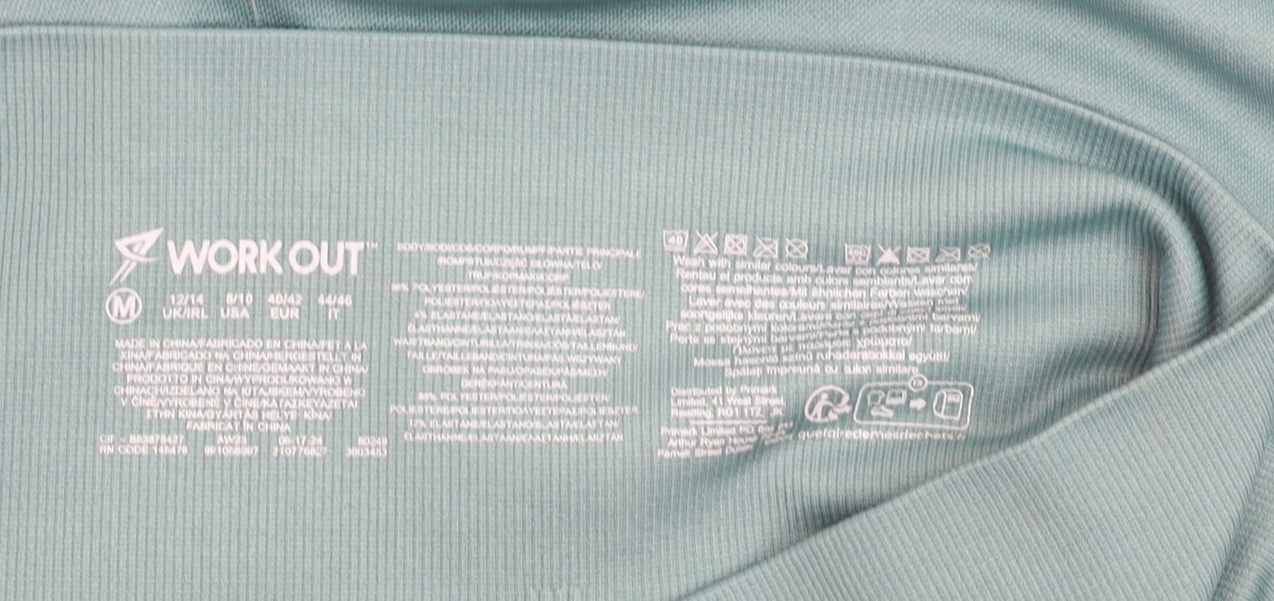 Workout Women’s Green Seamless Athletic Skort M Stretch Fit