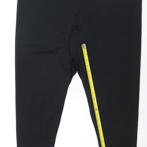 Next Women's Black Ankle Length Leggings Size 26 Stretch Activewear